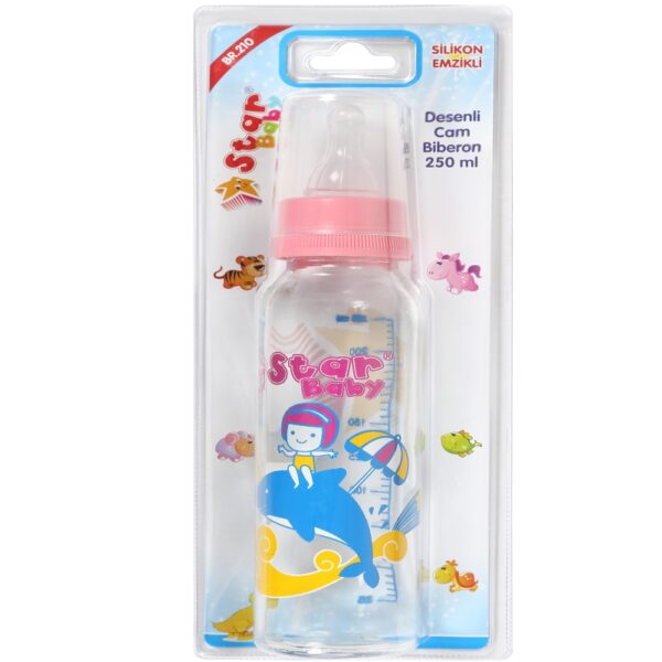Desenli Cam Biberon 250 ML