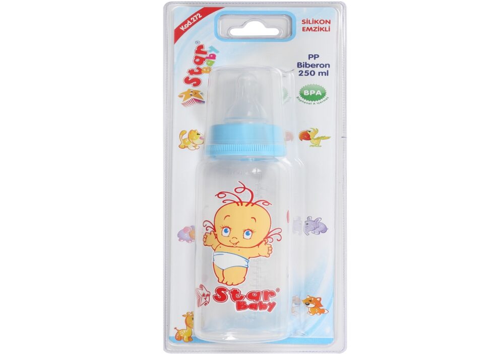 Silikon Emzikli PP Biberon 250ML